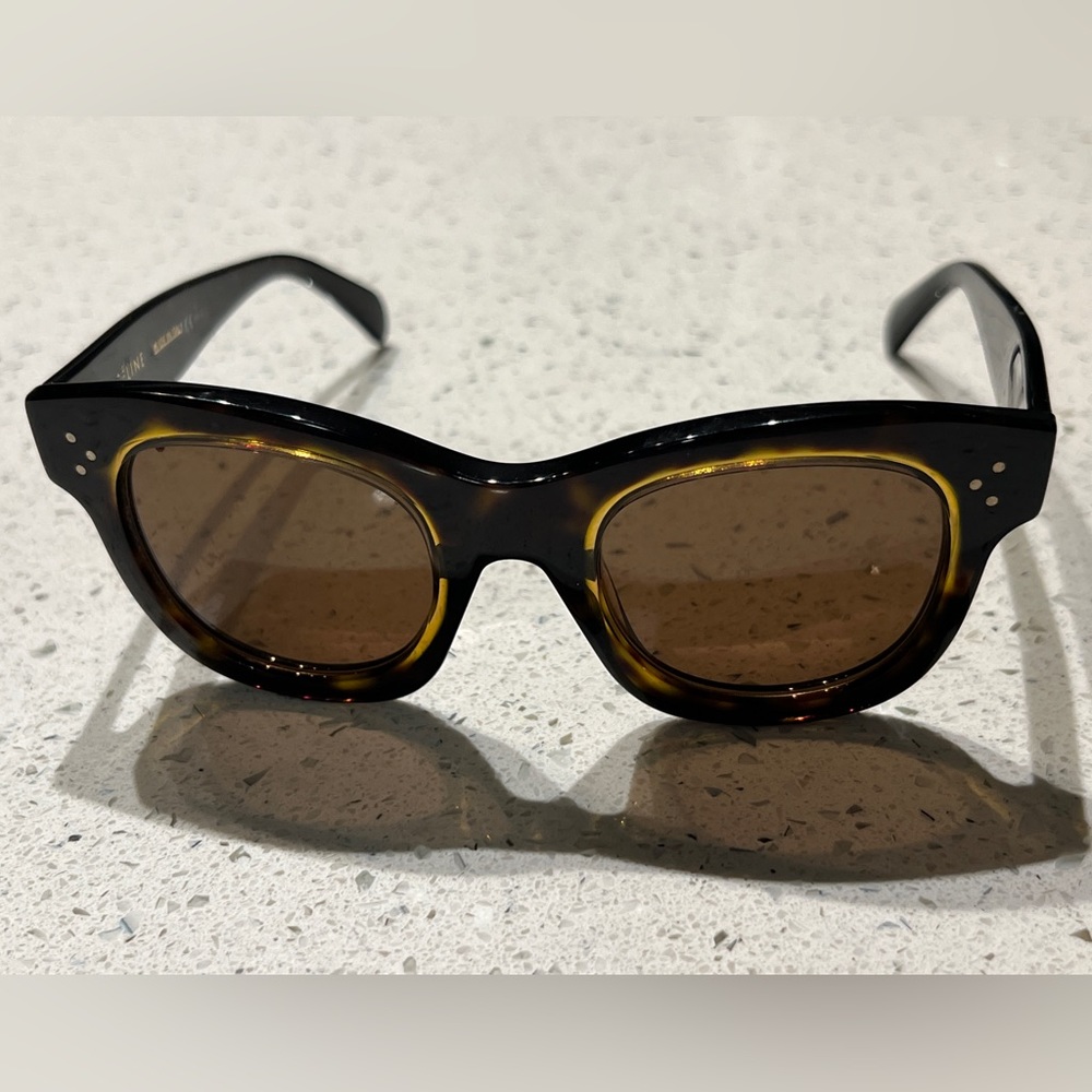 Celine brown tortoise shell sunglasses 41397/S PRICE FIRM